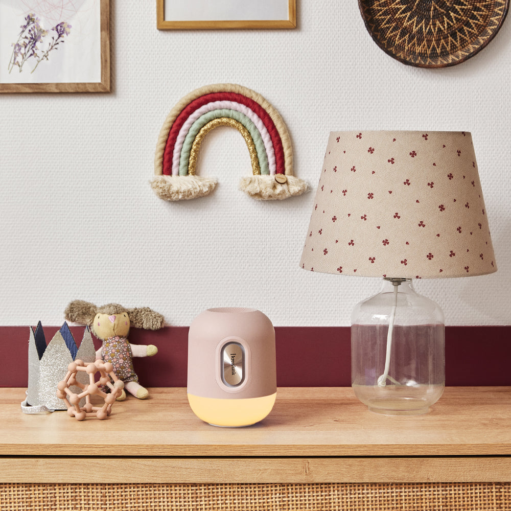 Kreafunk Kids Glowie Bluetooth Speaker W/ Light - Dusty Rose