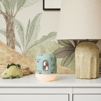 Kreafunk Kids Glowie Bluetooth Speaker W/ Light - Dusty Green
