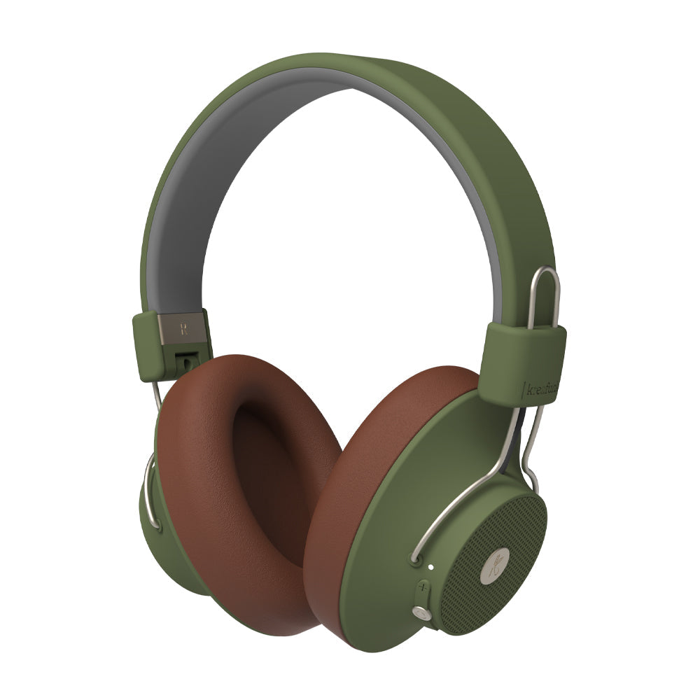 Kreafunk Abeat Qi Bluetooth Headphones W/ Anc - Urban Green