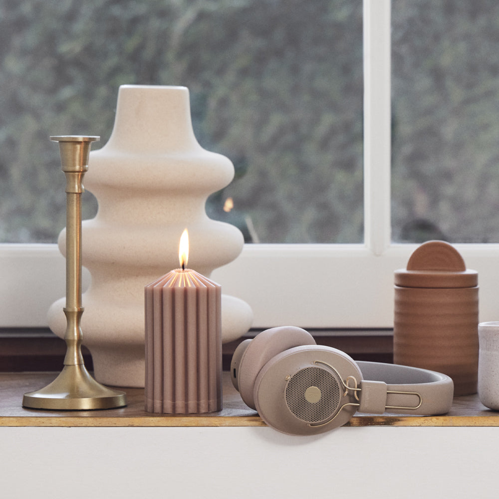 Kreafunk Abeat Qi Bluetooth Headphones W/ Anc - Ivory Sand