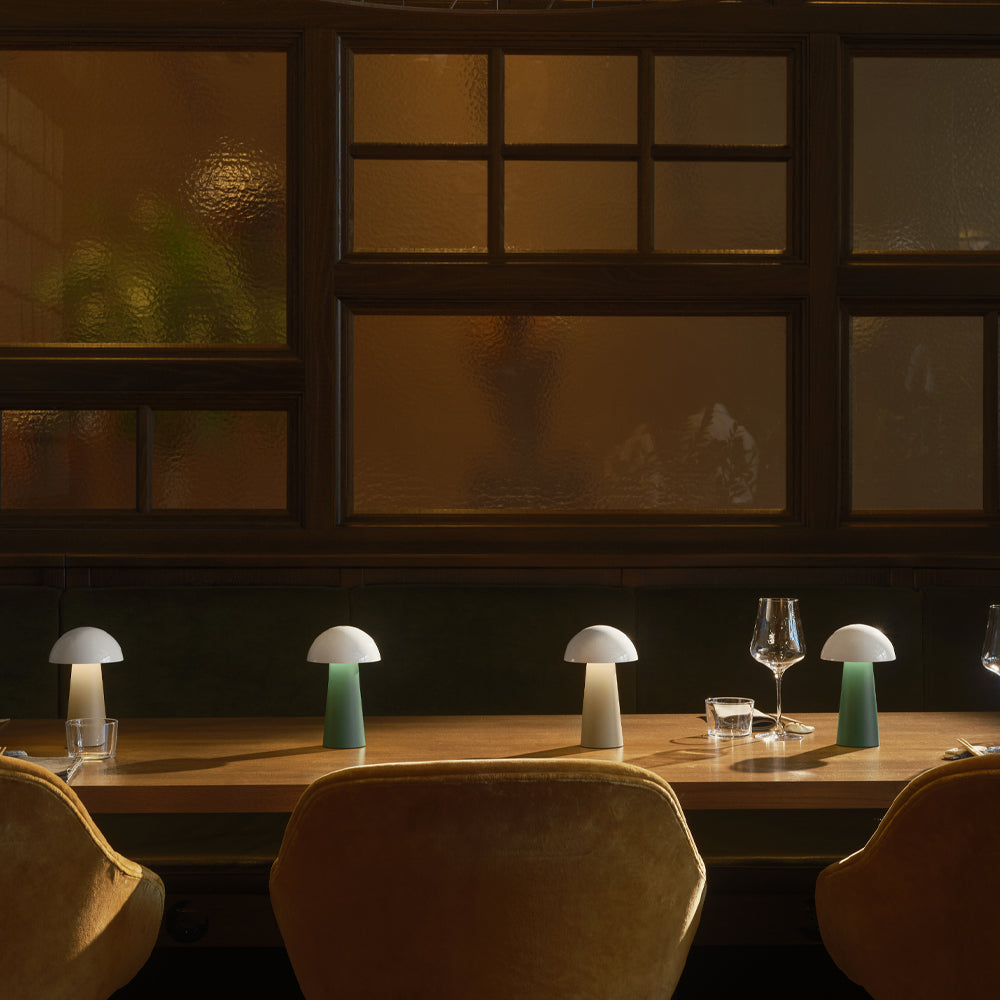 Kreafunk Bello Lamp, Portable And Rechargeable - Nordic Green