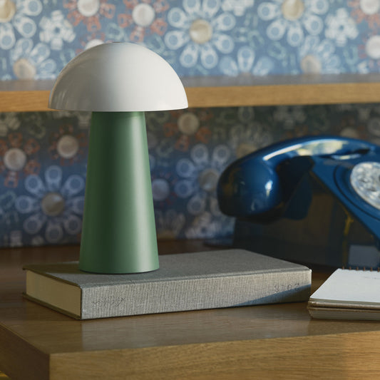 Kreafunk Bello Lamp, Portable And Rechargeable - Nordic Green