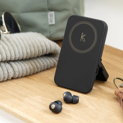 Kreafunk Tocharge Go Powerbank + Earbuds - Black