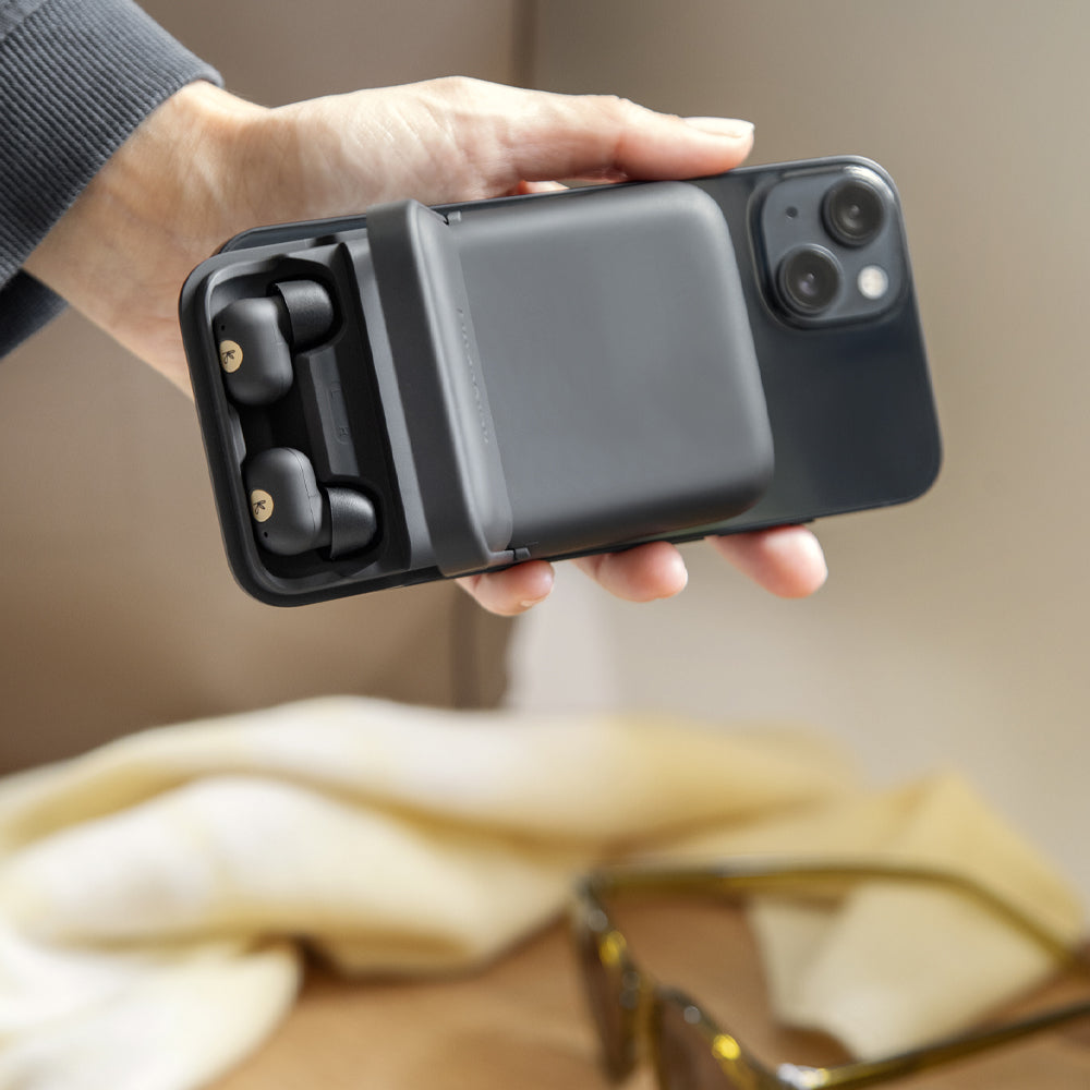 Kreafunk Tocharge Go Powerbank + Earbuds - Black