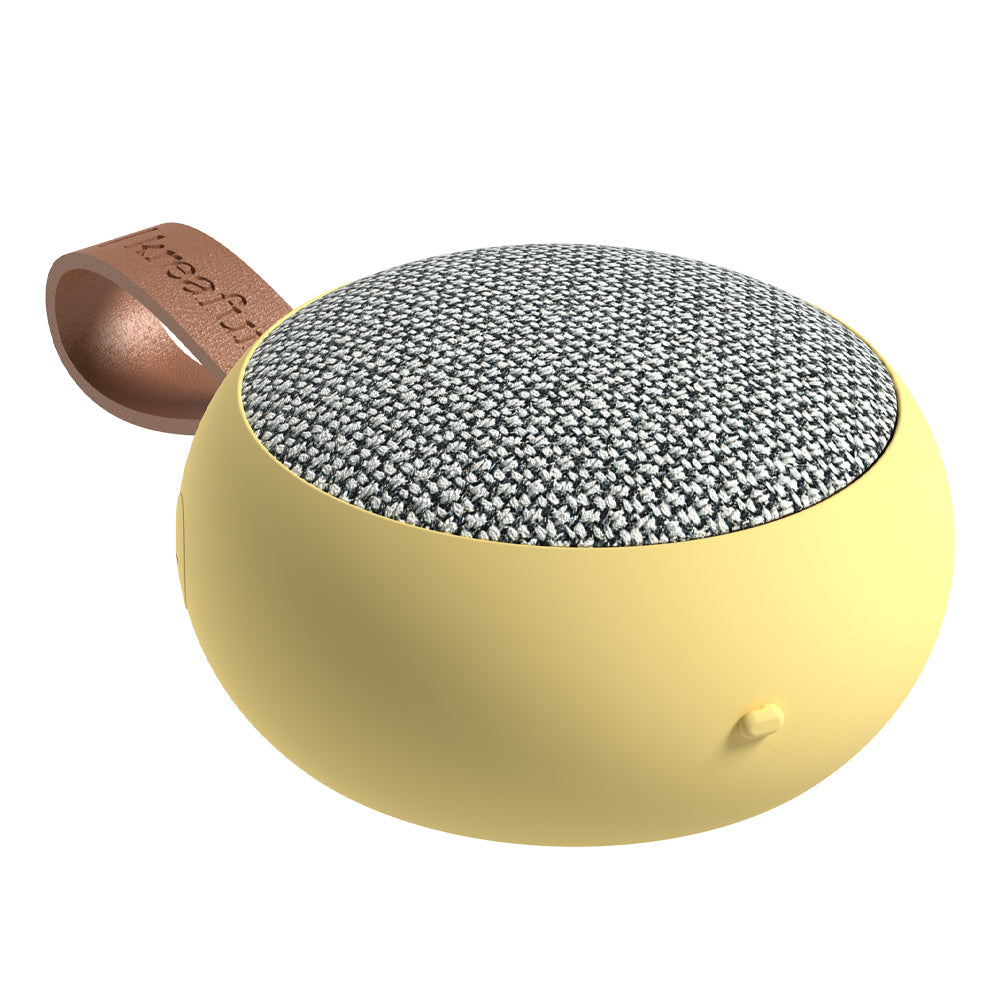 Kreafunk Ago 2 Fabric Bluetooth Speaker - Soft Yellow