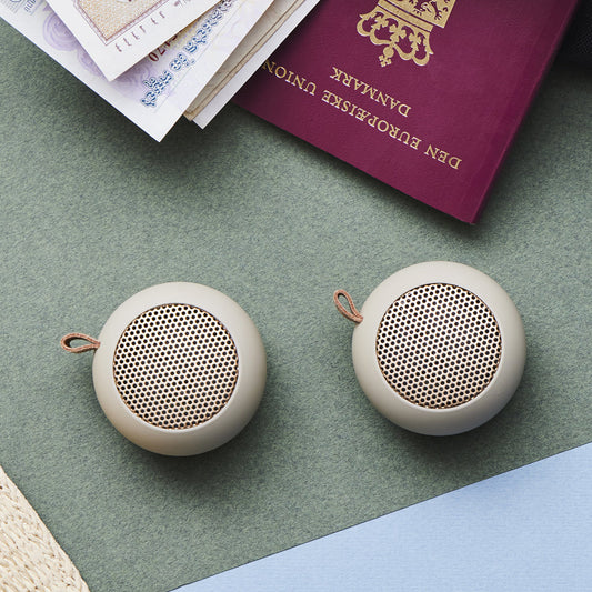 Kreafunk Ago Mini Bluetooth Speaker - Ivory Sand