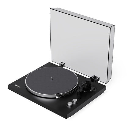 Kanto OBI3 (2nd Gen) Turntable with Bluetooth 5.3, Preamp, and Pitch Control - Matte Black