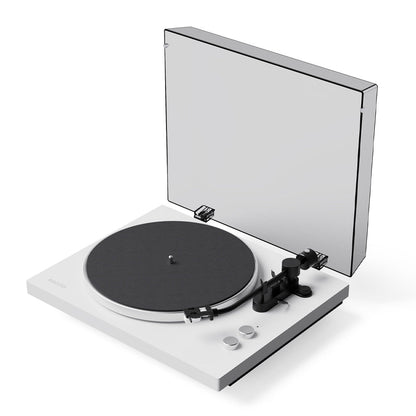Kanto OBI3 (2nd Gen) Turntable with Bluetooth 5.3, Preamp, and Pitch Control - Matte White