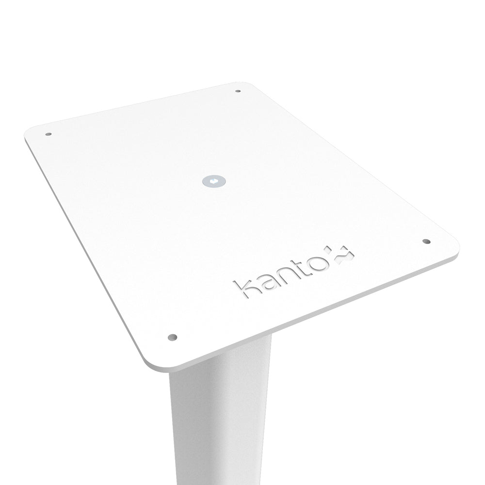 Kanto ST28W 28" Universal Bookshelf Speaker Floor Stand - White, Pair