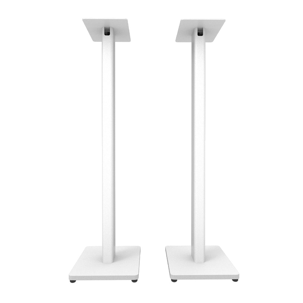 Kanto ST34W 34" Universal Bookshelf Speaker Floor Stand - White, Pair