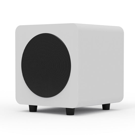 Kanto SUB6 200W 6" Sealed Powered Subwoofer, Matte White