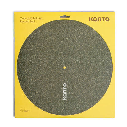 Kanto TT-CRM Anti-Static Cork and Rubber Turntable Mat