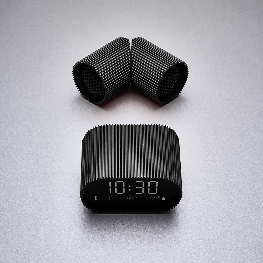 Lexon Ray Set Of Magnetic Bluetooth Speakers - Black
