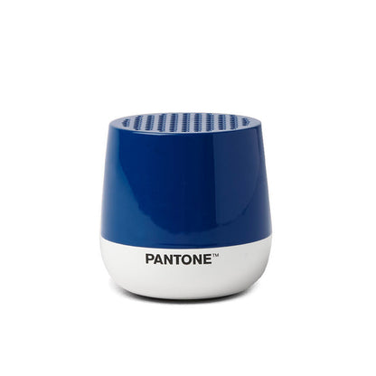Lexon GIFT Set PANTONE - Includes Mino+ Mini Speaker, Flip Classic Clock, Mina M Lamp, Thykho 3  Speaker - Classic Blue