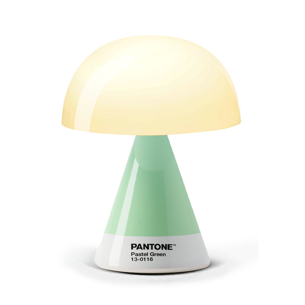 Lexon GIFT Set PANTONE - Includes Mino+ Mini Speaker, Flip Classic Clock, Mina M Lamp, Thykho 3  Speaker - Green