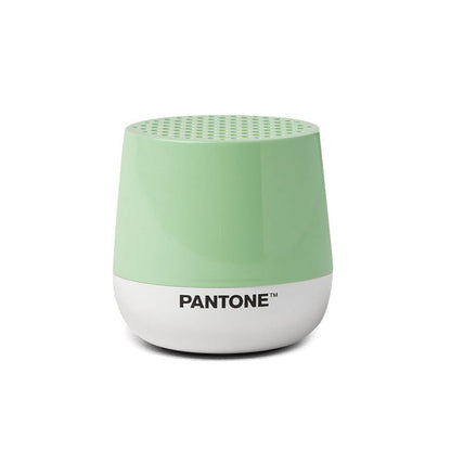 Lexon GIFT Set PANTONE - Includes Mino+ Mini Speaker, Flip Classic Clock, Mina M Lamp, Thykho 3  Speaker - Green