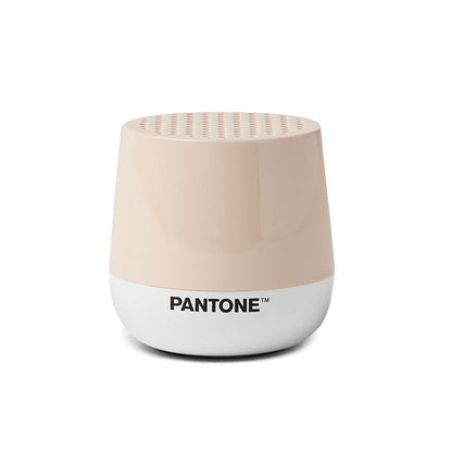 Lexon GIFT Set PANTONE - Includes Mino+ Mini Speaker, Flip Classic Clock, Mina M Lamp, Thykho 3  Speaker - Sand