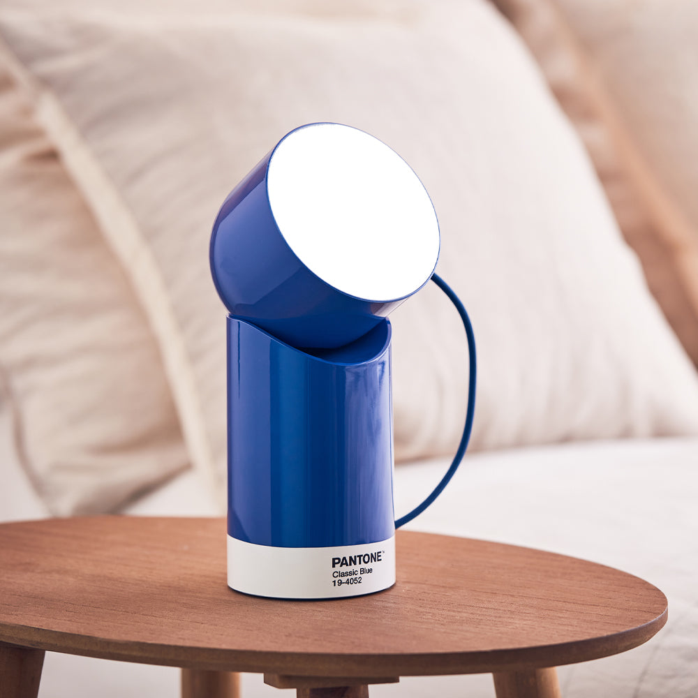 Lexon Orbe Portable Led Lamp With Moving Head PANTONE - Classic Blue