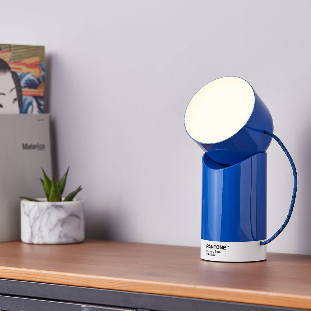 Lexon Orbe Portable Led Lamp With Moving Head PANTONE - Classic Blue