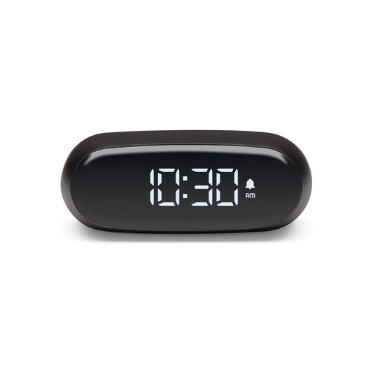 Lexon Minut Mini Alarm Clock - Black
