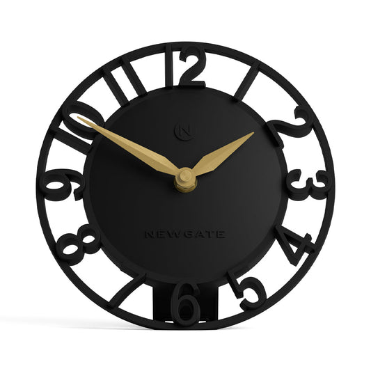 Newgate Timewarp Mantel Clock-Black