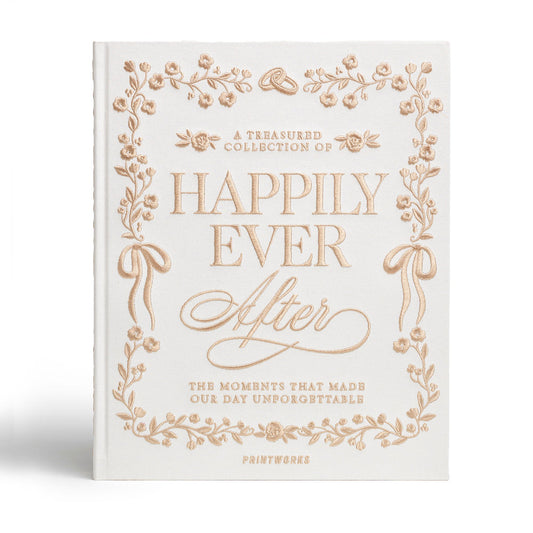 Printworks Embroidered Photo Album-Happily Ever After