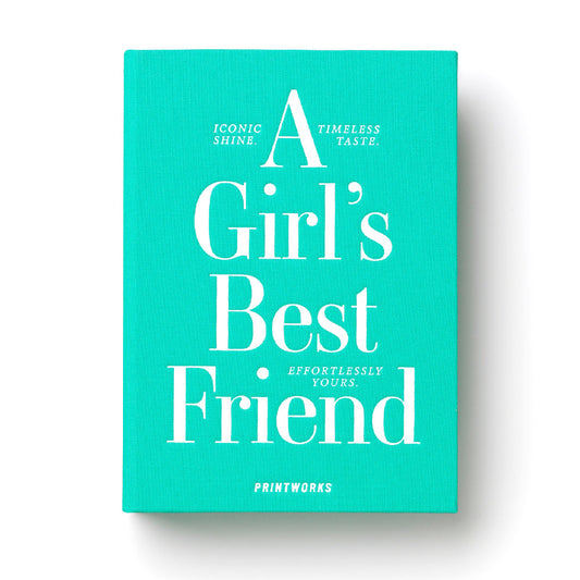 Printworks Jewellery Box A Girls Best Friend - Turquoise Small