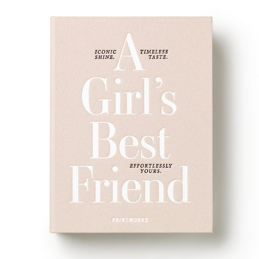 Printworks Jewellery Box A Girls Best Friend-Beige Medium