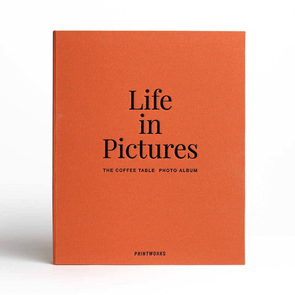 Printworks Photo Album - Life In Pictures, Orange