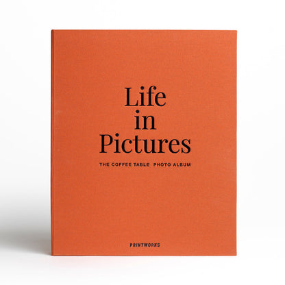 Printworks Photo Album - Life In Pictures, Orange