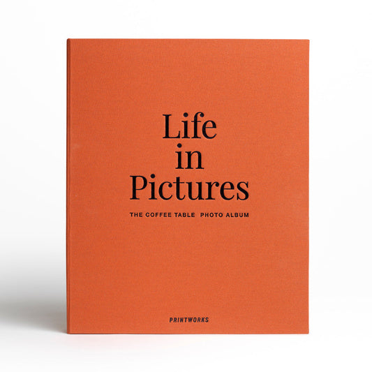 Printworks Photo Album - Life In Pictures, Orange