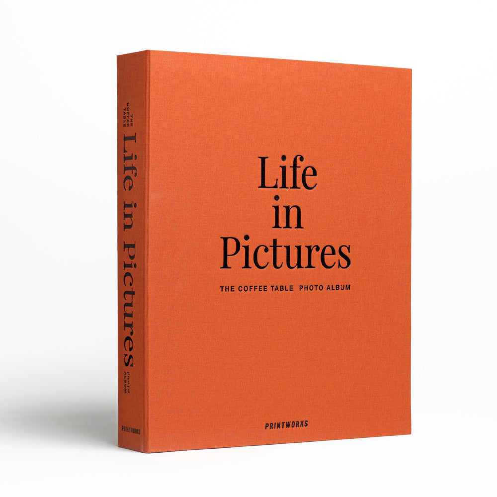 Printworks Photo Album - Life In Pictures, Orange