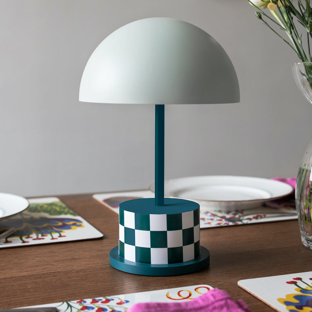 Printworks Portable Lamp - Riviera - Checkers