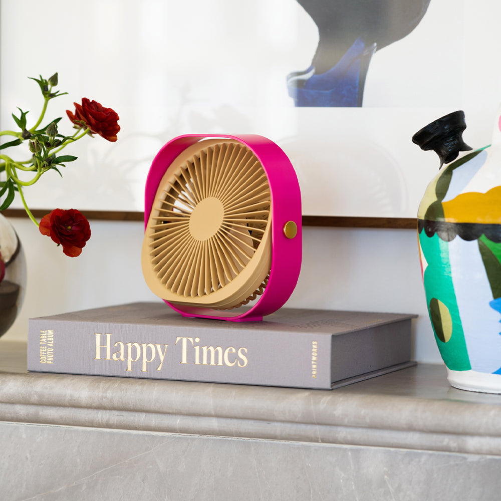 Printworks Table fan - Fantastic - Cerise