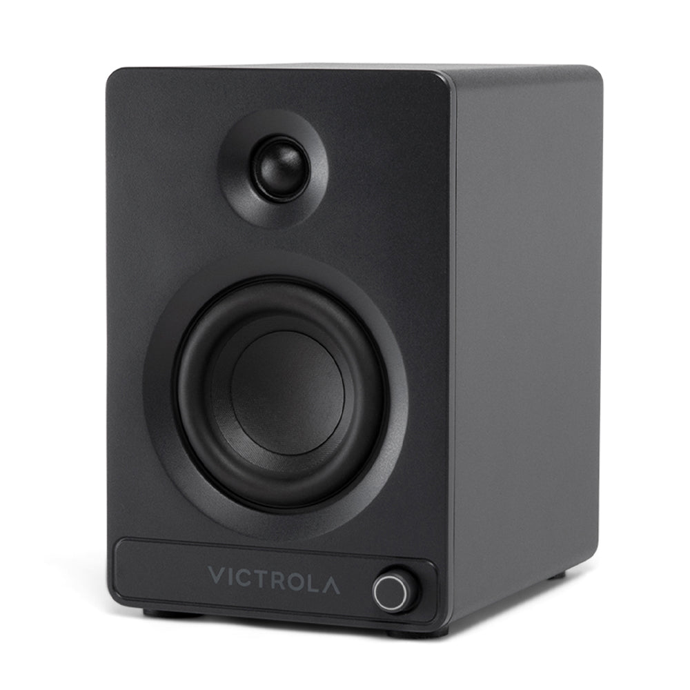 Victrola Tempo Bookshelf Speakers - Black