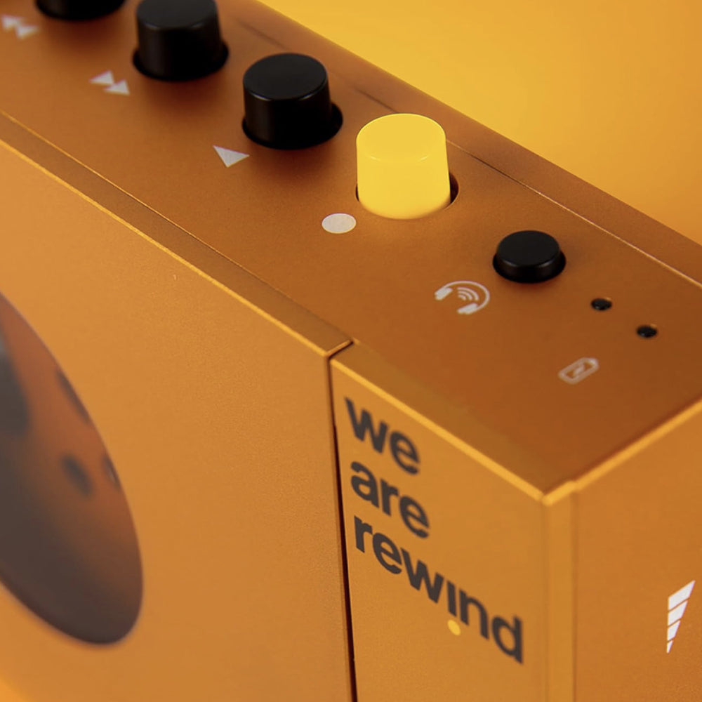 We Are Rewind Portable Cassette Player & Recorder - Serge, Orange