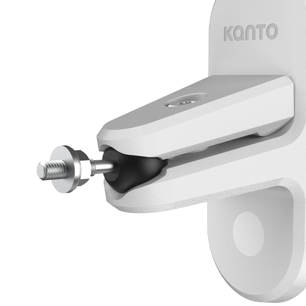 Kanto SPW3 Universal Satellite Speaker Wall Mount Bracket - White, Pair