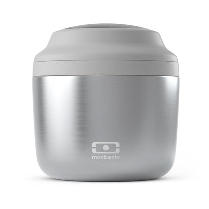 Monbento Mb Element Isolated Bento Box - Metallic Silver