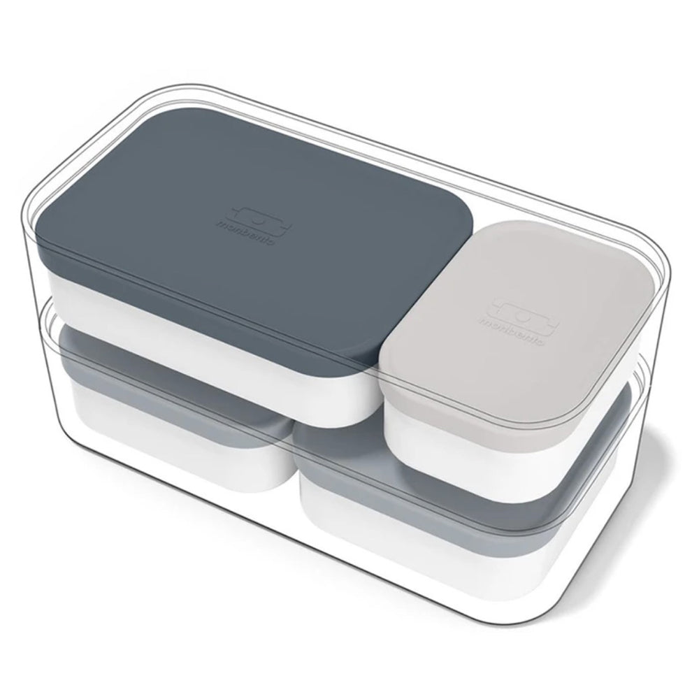 Monbento MB Extra Bento Box Containers - Grey Blue Mix
