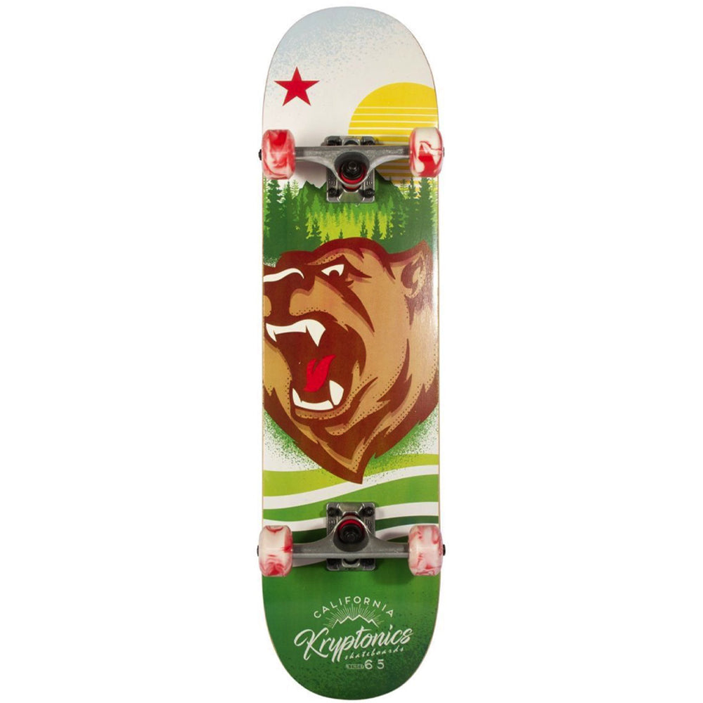 Bravo Sports Kryptonics KR31 Star Series Skateboard - Swirled Bear