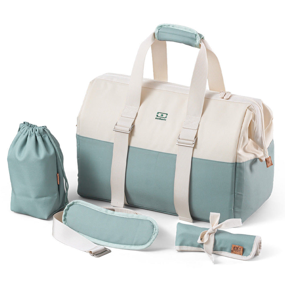 Monbento Escape - The XXL Insulated Bag For All Your Outings - Green Natural