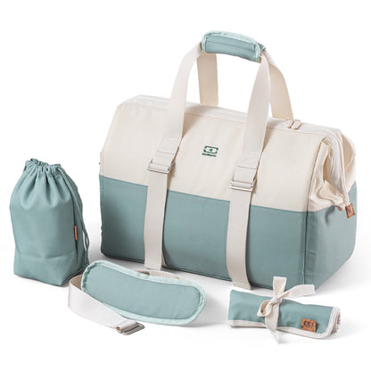 Monbento Escape - The XXL Insulated Bag For All Your Outings - Green Natural