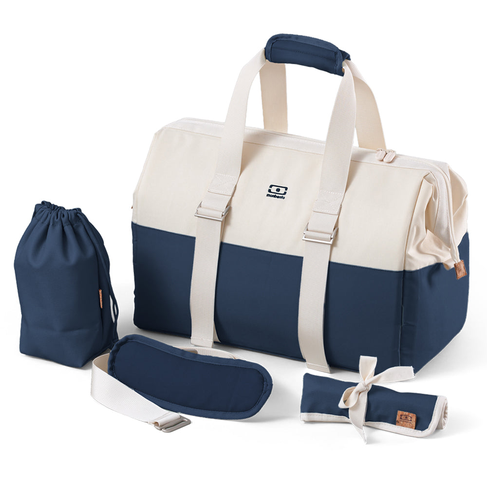 Monbento Escape - The XXL Insulated Bag For All Your Outings - Blue Natural