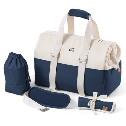 Monbento Escape - The XXL Insulated Bag For All Your Outings - Blue Natural