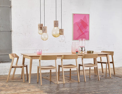 Jylland Extendable Dining Table - Natural Oak - 200cm to 260cm - by TON