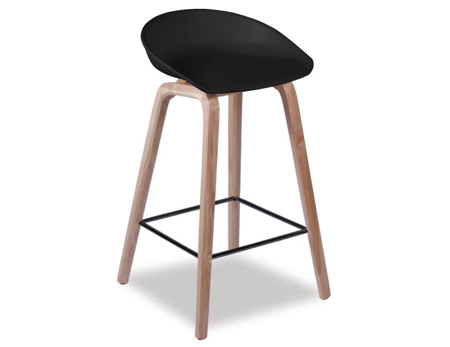 Kobe Stool - Natural - Black Shell