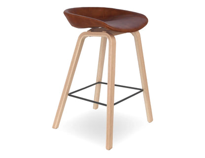 Kobe Stool - Natural - Vintage Tan Seat