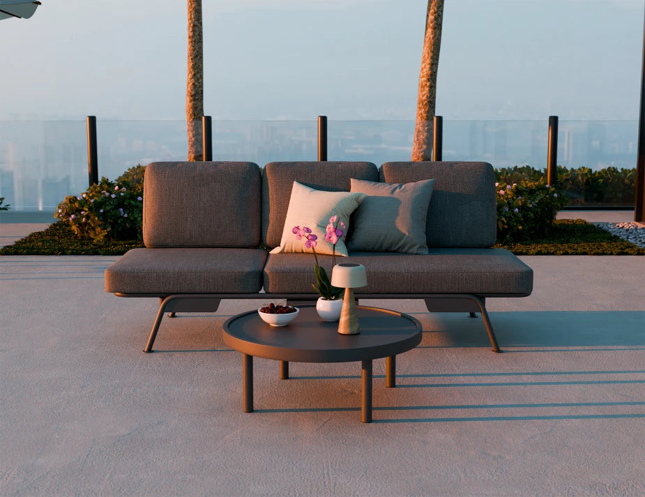 Arla Outdoor Sofa - Charcoal - Outdoor