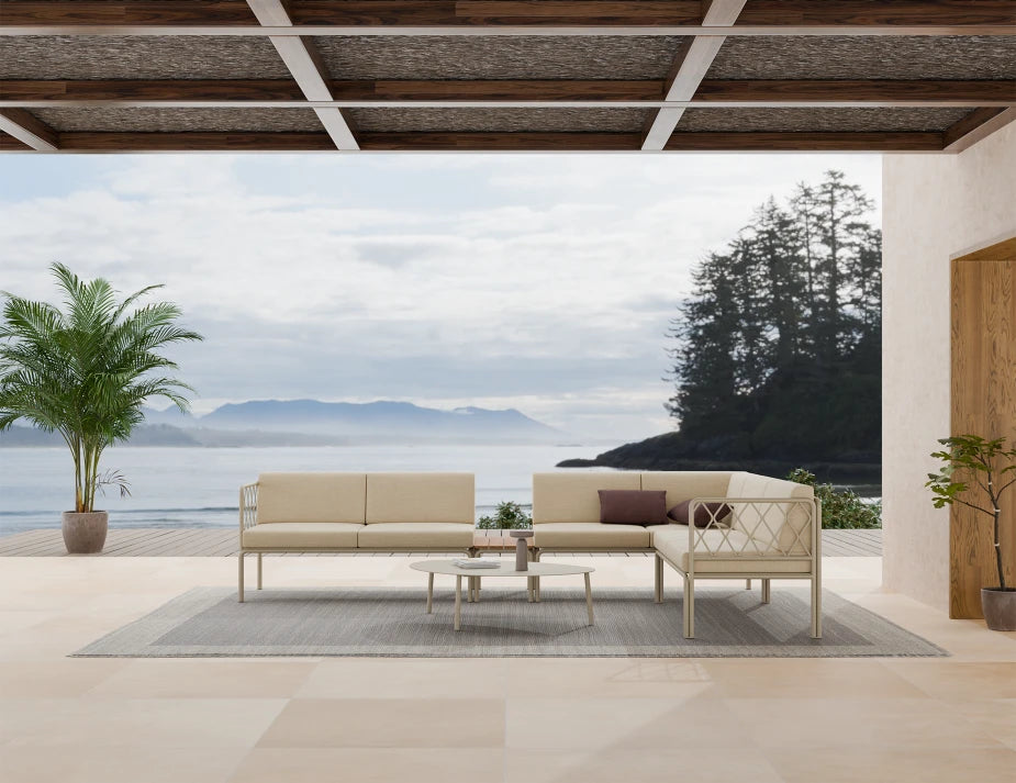 Cetara Coffee Table - Outdoor - Large - Latte