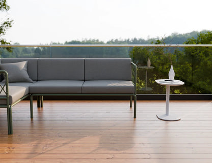 Deck Side Table - Outdoor - White